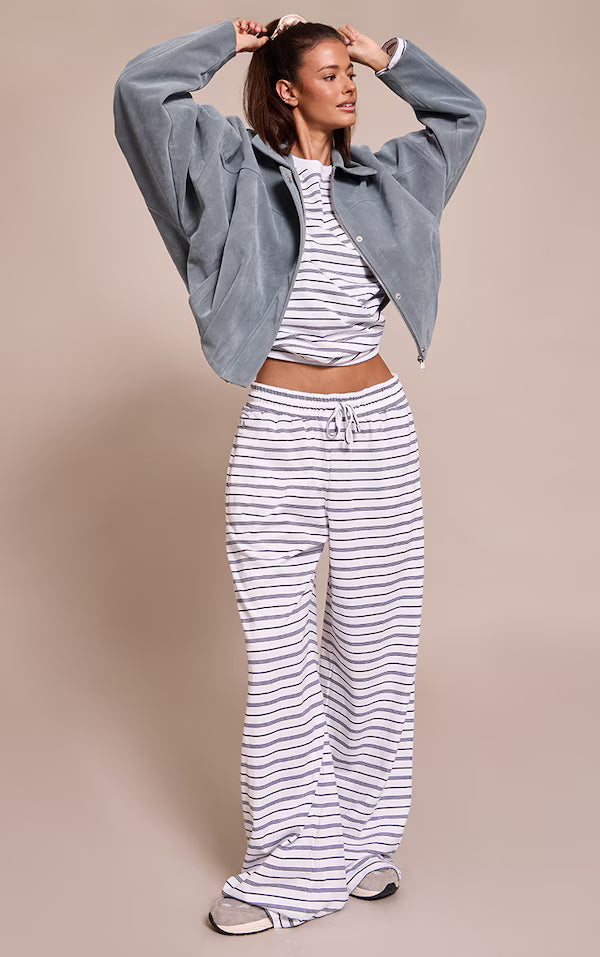 Faux Placket Bomber Jacket