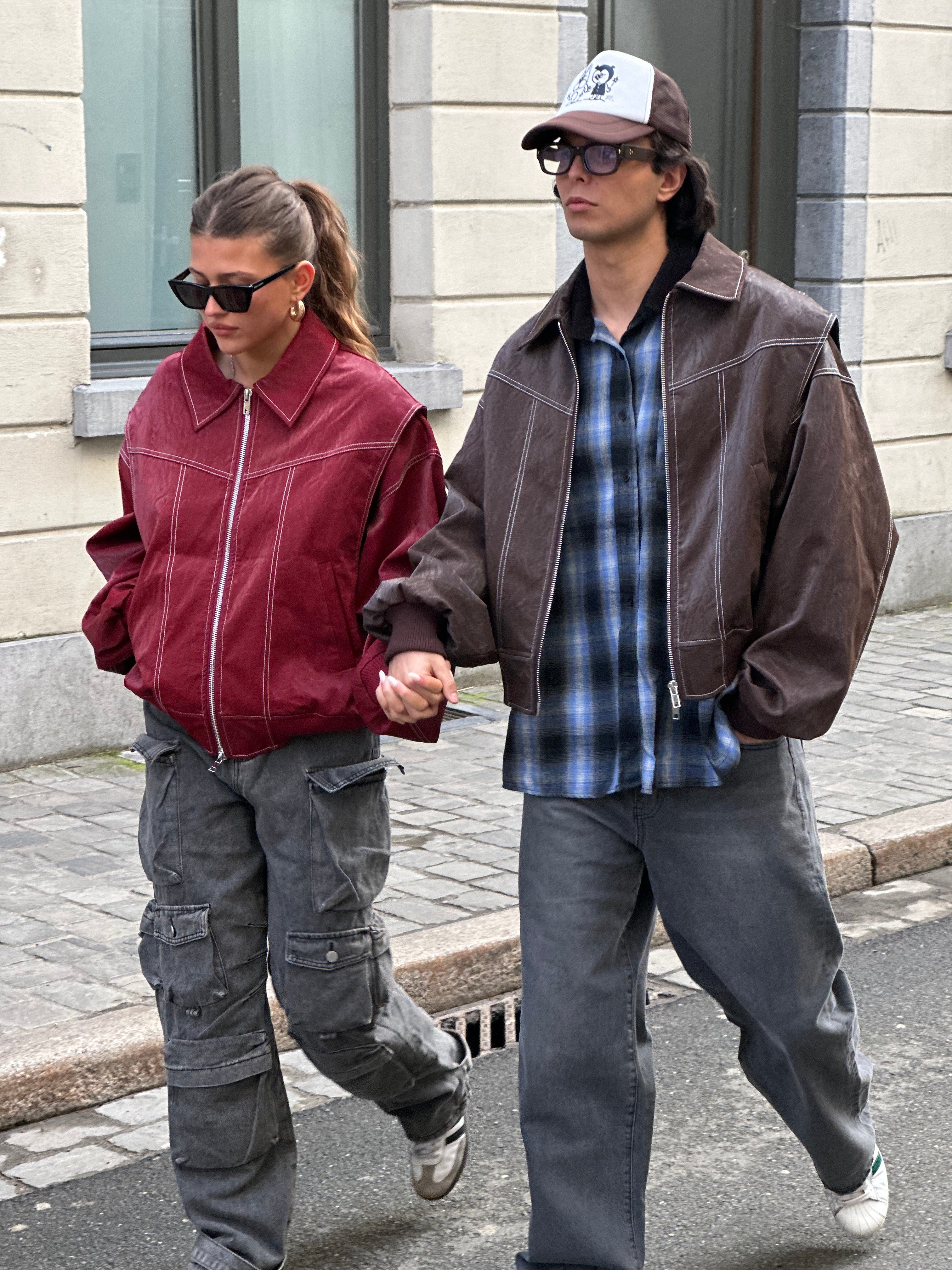 Roselle™ Oversized Leather Jacket