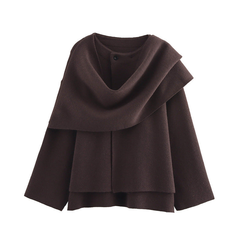 Roselle Scarf Coat