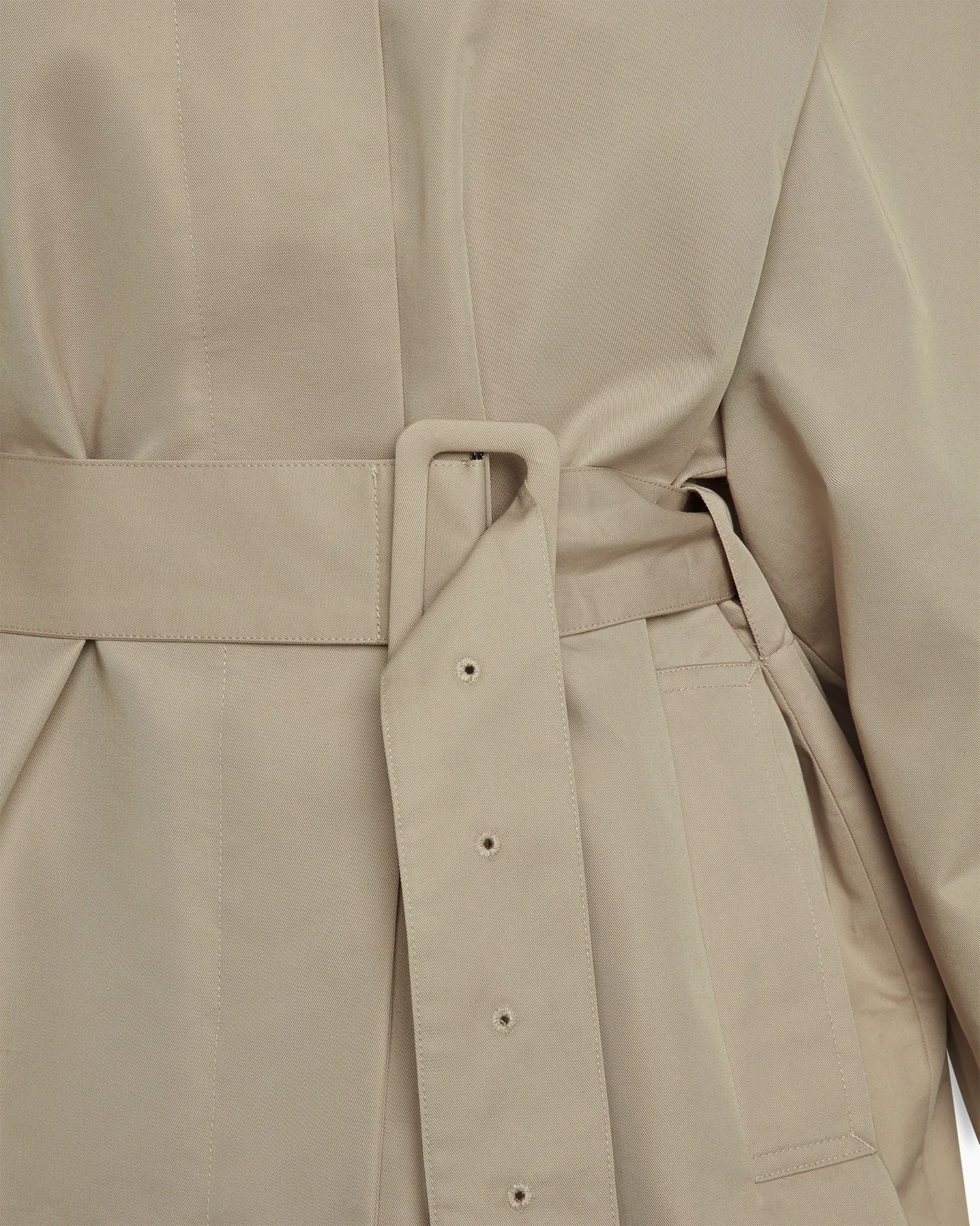 Short Trench Coat | Taupe