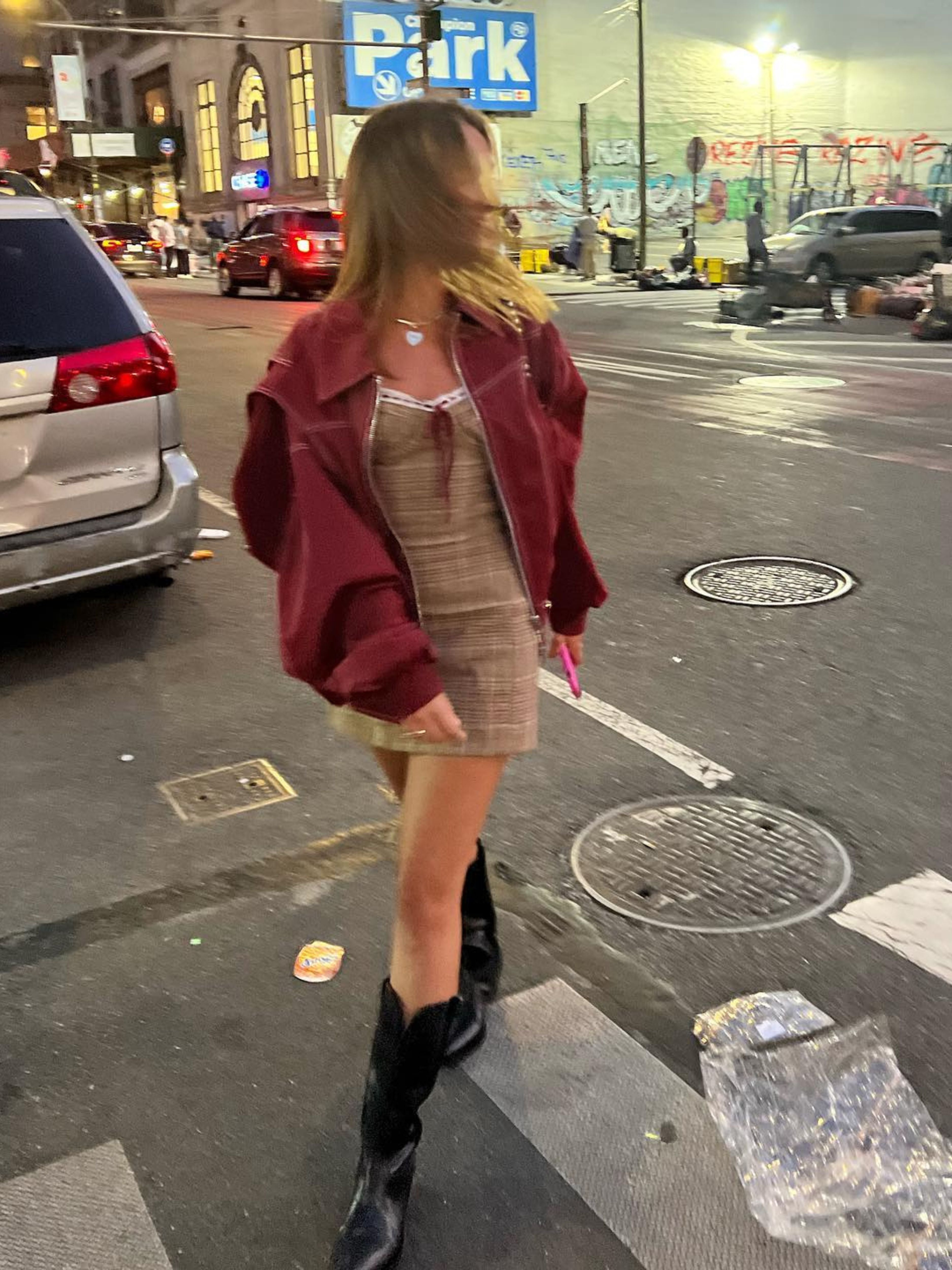 Roselle™  Oversized Leather Jacket