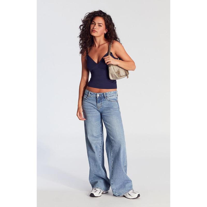 Roselle Women's Low Rise Baggy Jeans