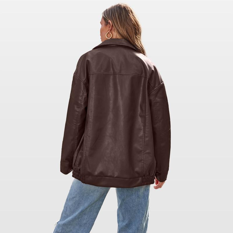 Roselle London Womens Oversized Leather Jackets